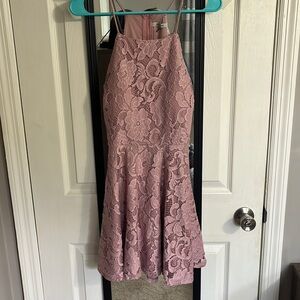 Papaya pink lace dress new with tags
